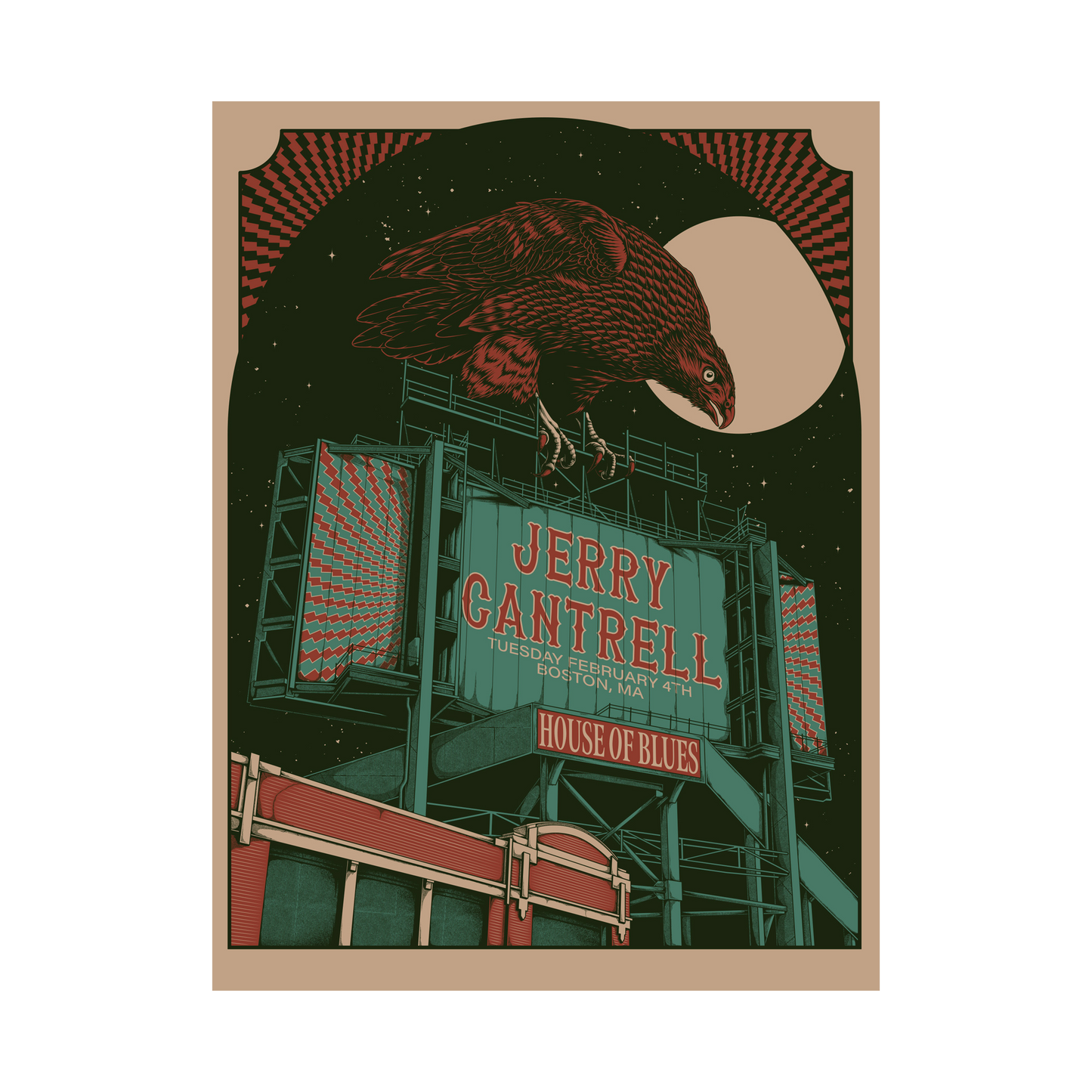 Boston 2/4/25 Tour Poster