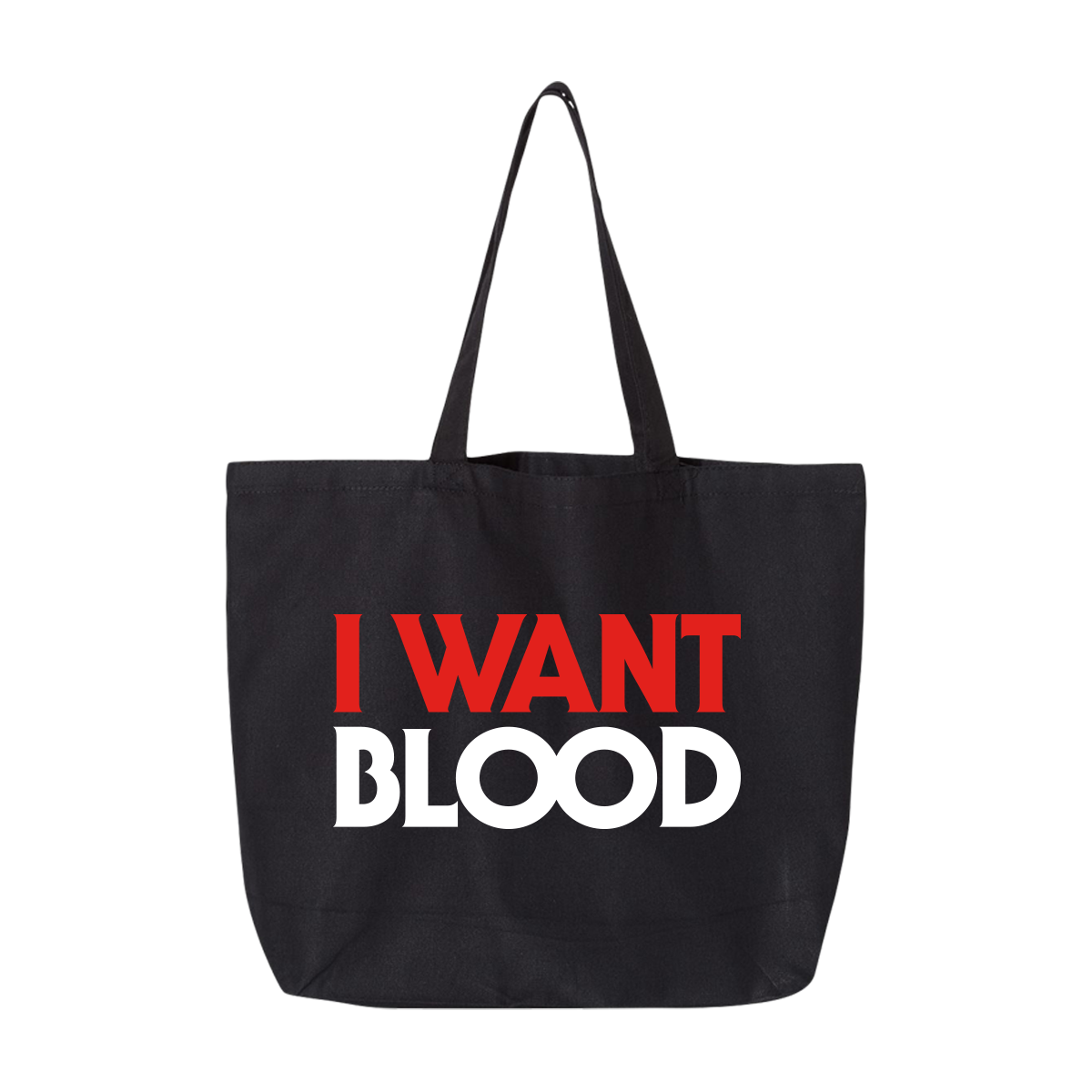 I WANT BLOOD TOTE BAG