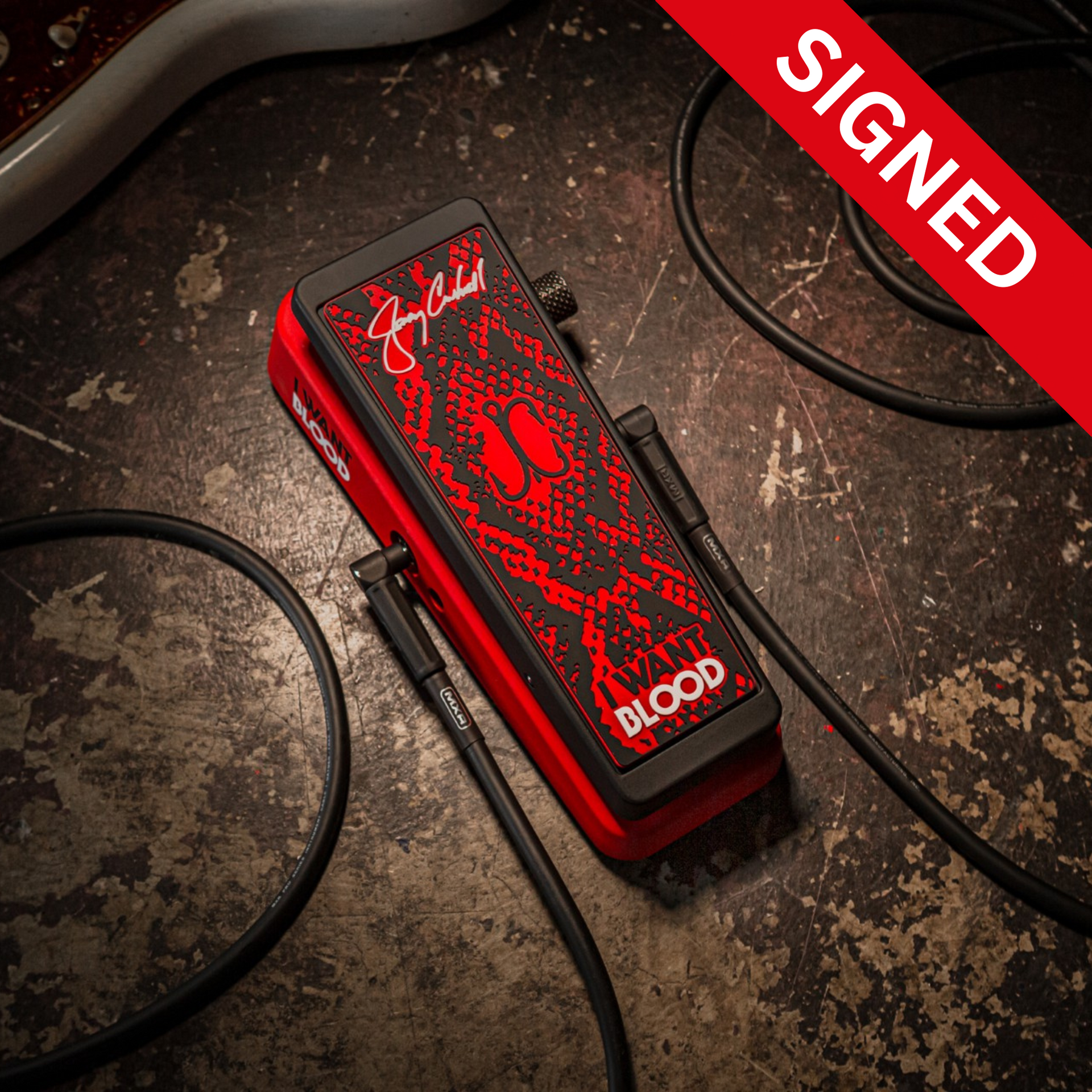 Signed JC Cry Baby® I Want Blood Wah Pedal – Jerry Cantrell