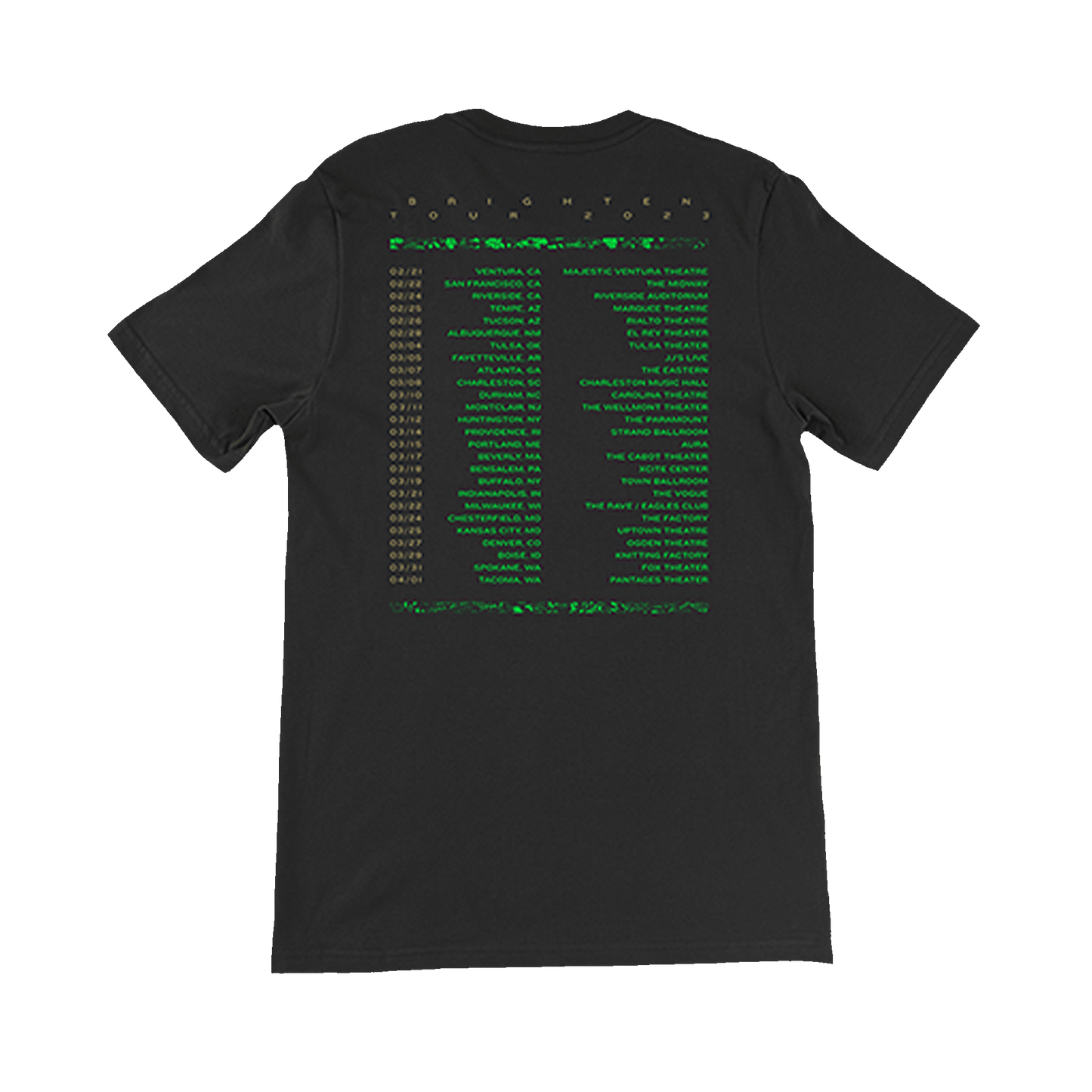 Brighten 2023 Anatomy Tour T-Shirt