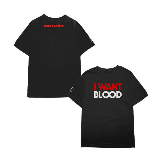 I WANT BLOOD TYPE T-SHIRT