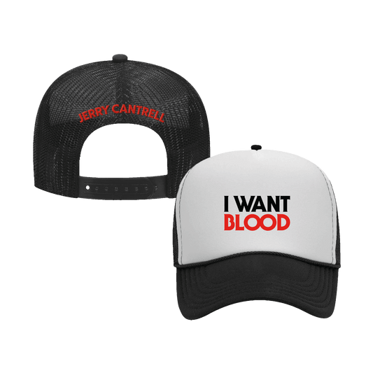 I WANT BLOOD TRUCKER HAT