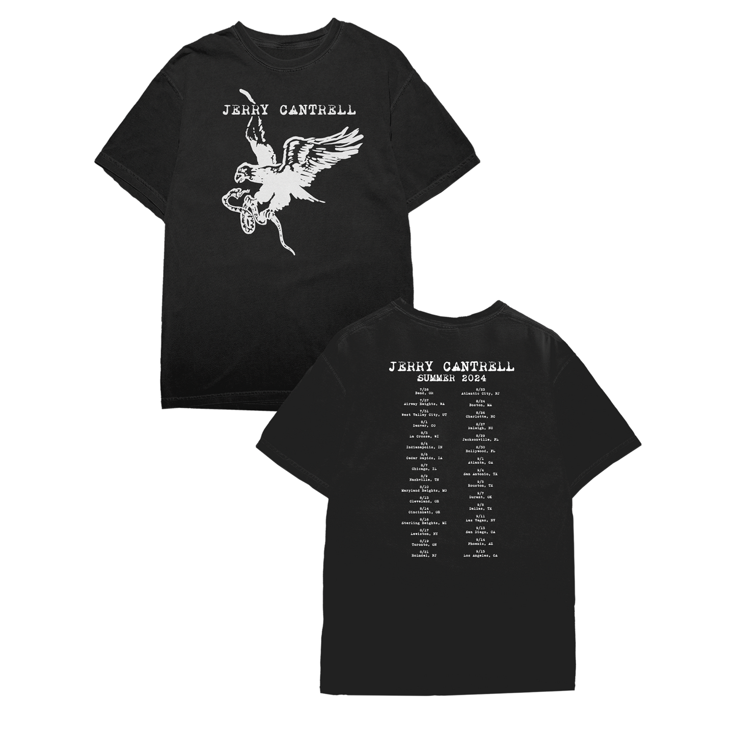 SNAKE EAGLE 2024 SUMMER TOUR T-SHIRT