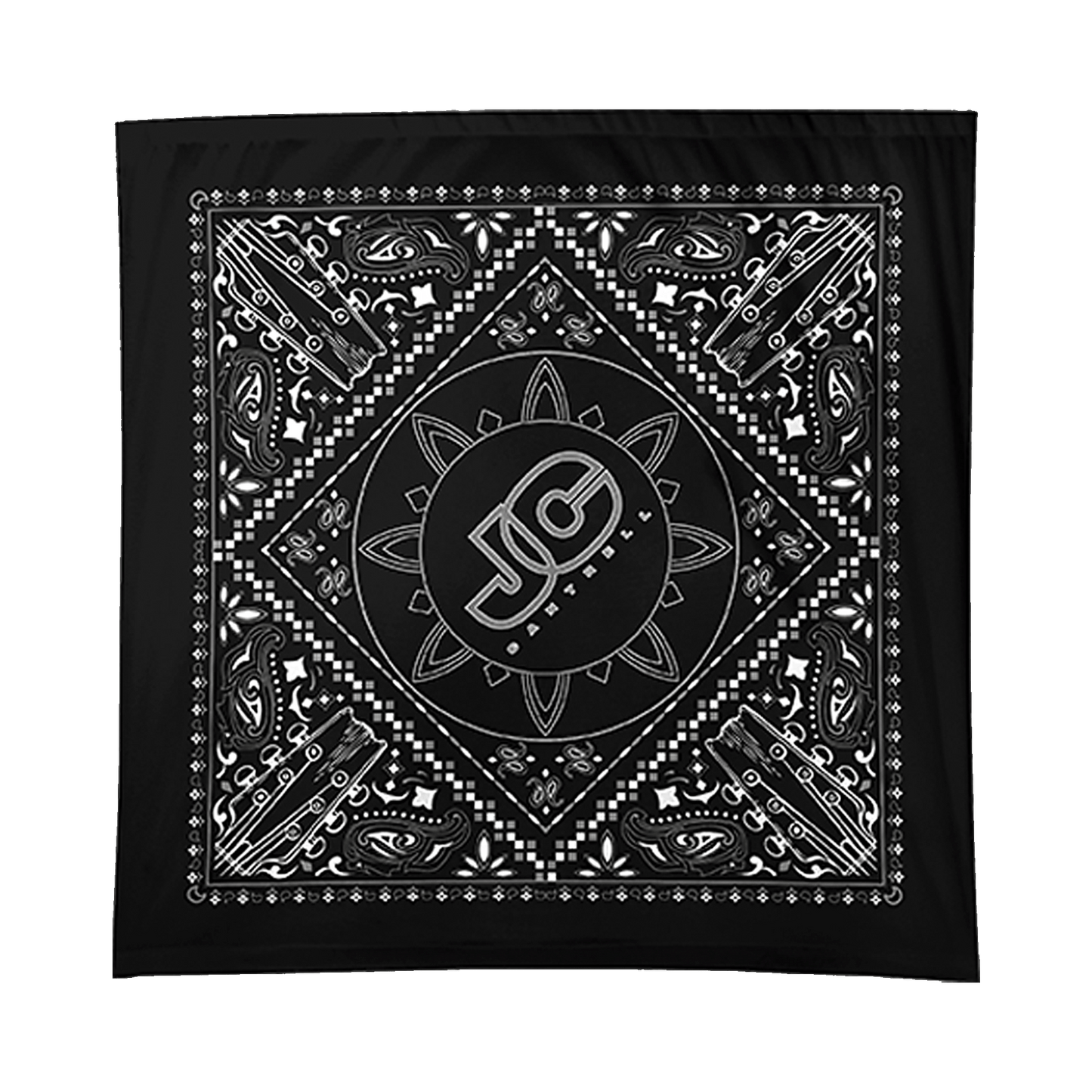 Black JC Bandana